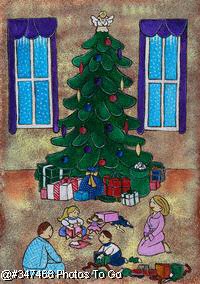 Illustration: Under the Christmas tree